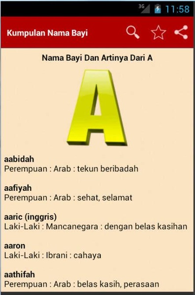 Nama Bayi Dan Artinya - Preview 3