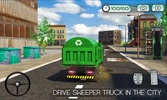 Sweeper Truck: City Roads screenshot 14