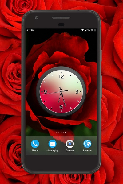 Red Clock Live Wallpaper - Preview 5