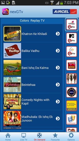 Aircel nexGTv - Preview 4