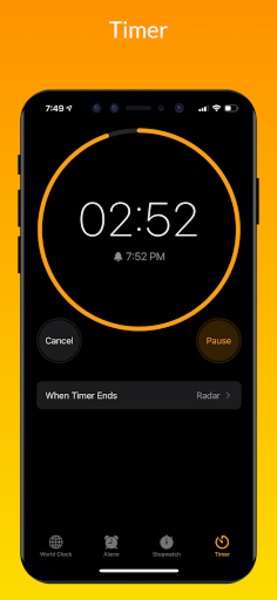 Clock iOS 16 - Preview 3
