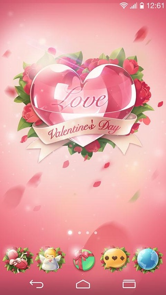 Love Story GO Launcher Theme - Preview 4