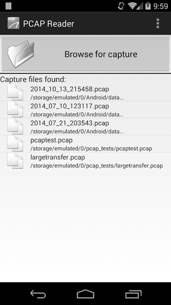PCAP Reader - Preview 3