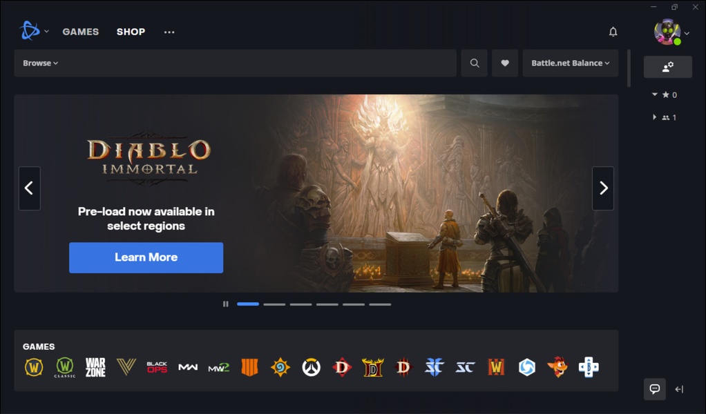 Battle.net for Windows - Download it from Uptodown for free