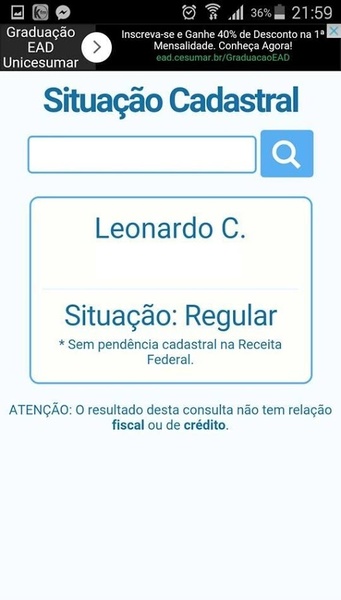 Consultar CPF - Preview 1