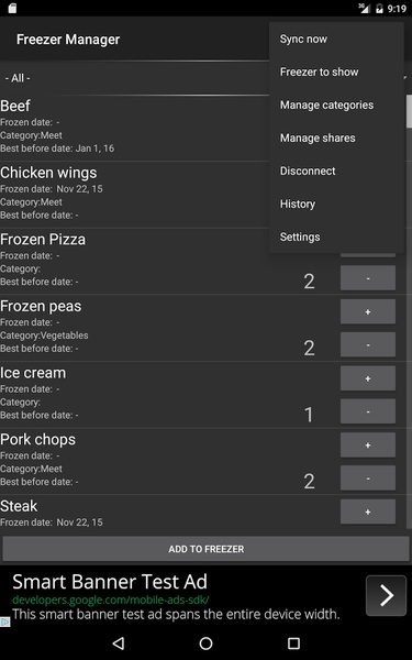 Freezer Manager - Preview 6