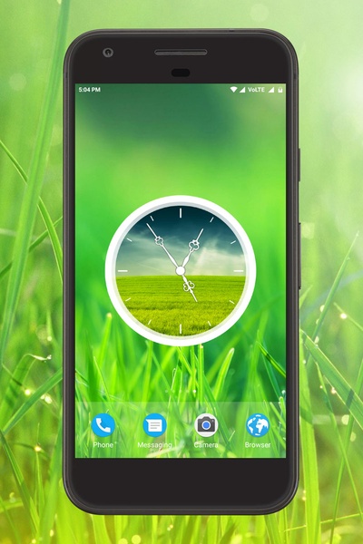 Grass Clock Live Wallpaper - Preview 2
