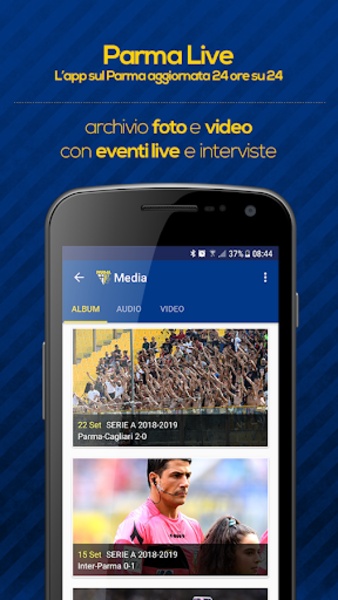 Parma Live for Android Download the APK from Uptodown