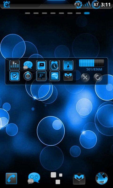 GOWidget SteelBlue Theme by TeamCarbon - Preview 7