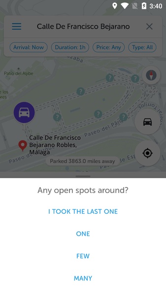 SpotAngels: Live Parking Map - Preview 2