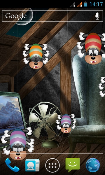 Funny spiders Live Wallpaper - Preview 3
