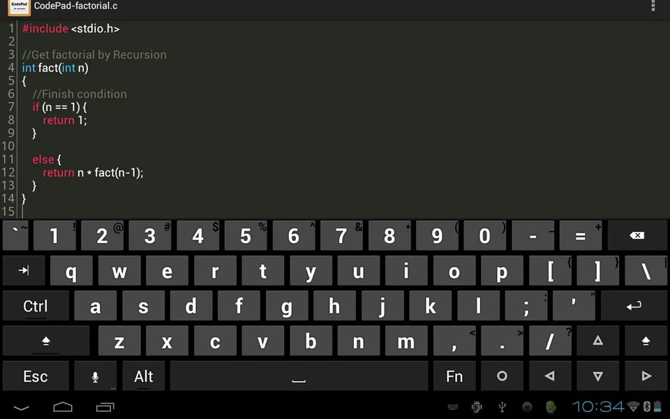 CodePad lite - Preview 2
