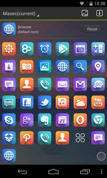 Masec GOLauncher EX Theme - Preview 3