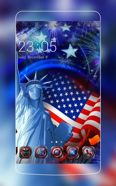 Independence Day Theme: American Flag USA Liberty - Preview 1