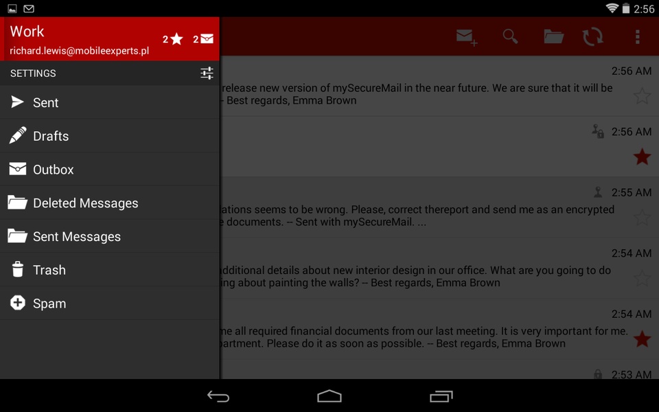 mySecureMail - Preview 5