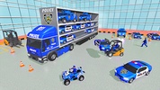 Police Vehicle Cargo Truck Sim screenshot 4