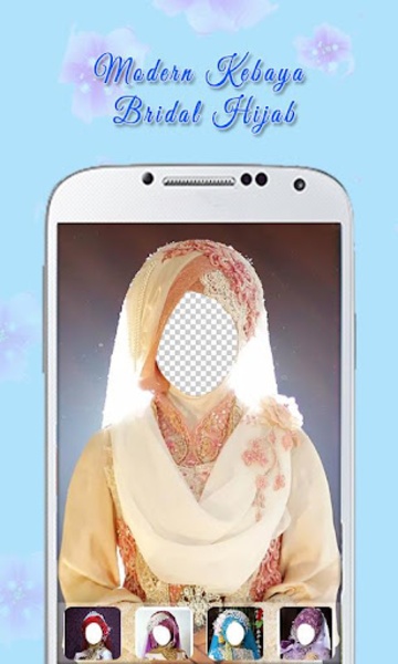Modern Kebaya Bridal Hijab - Preview 4