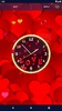 Love Hearts Clock Wallpaper screenshot 1
