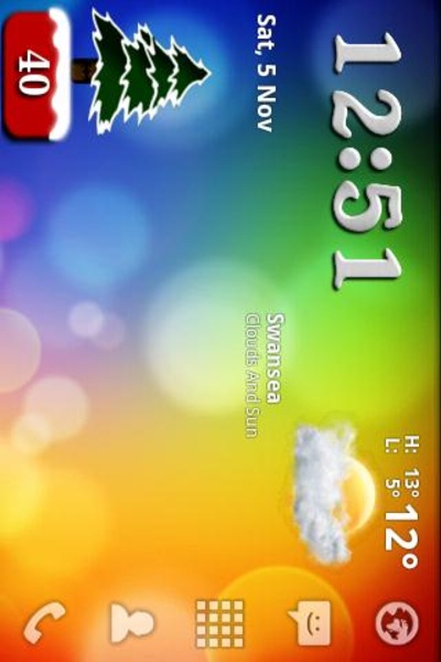 Christmas Battery Widget - Preview 3