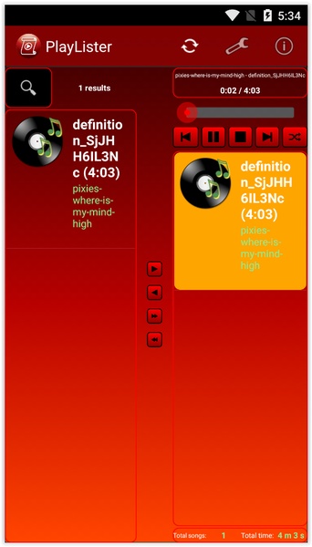 PlayLister - Preview 3