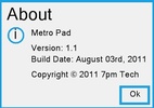 Metro Pad screenshot 1