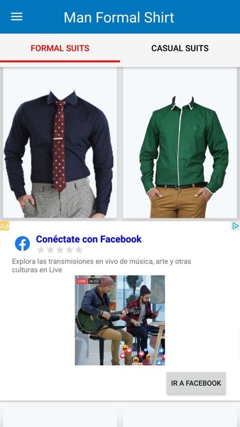 Man Formal Shirt Photo Suit Editor - Preview 1