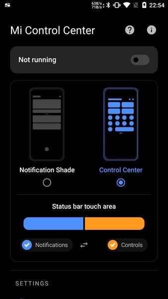 Mi Control Center - Preview 2