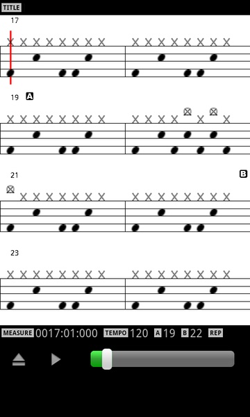 MIDI Drum Score Player - Preview 4