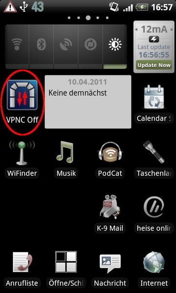 VPNC Widget - Preview 5
