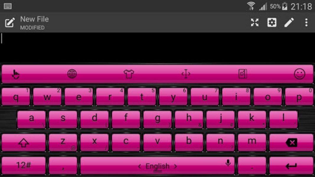 Theme x TouchPal Frame Pink2 - Preview 2