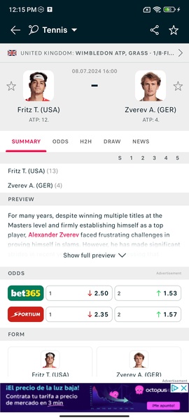 FlashScore - Preview 2