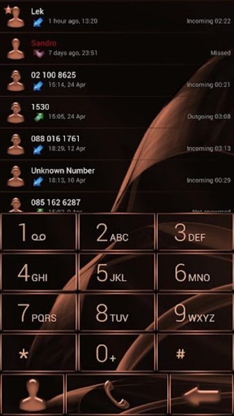 ExDialer MetalGate Orange Theme - Preview 5