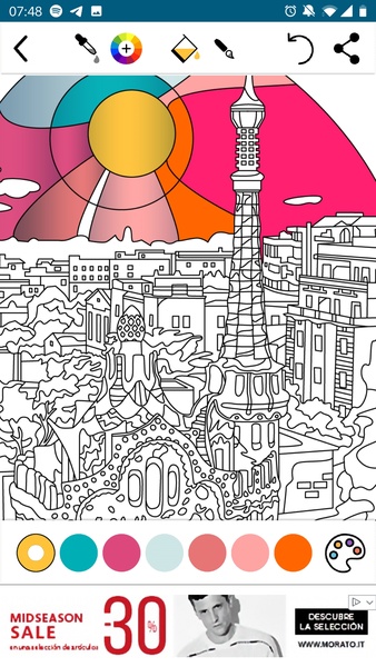 DyeIt: free antistress coloring book - Preview 2