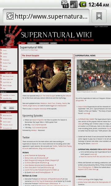 Supernatural Official App - Preview 1