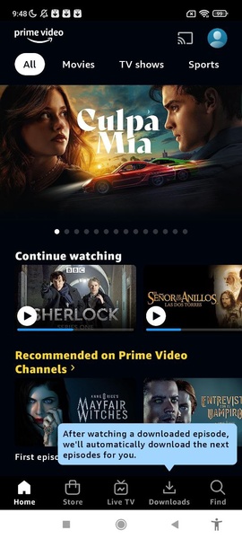 Amazon Prime Video for Android Download the APK from Uptodown