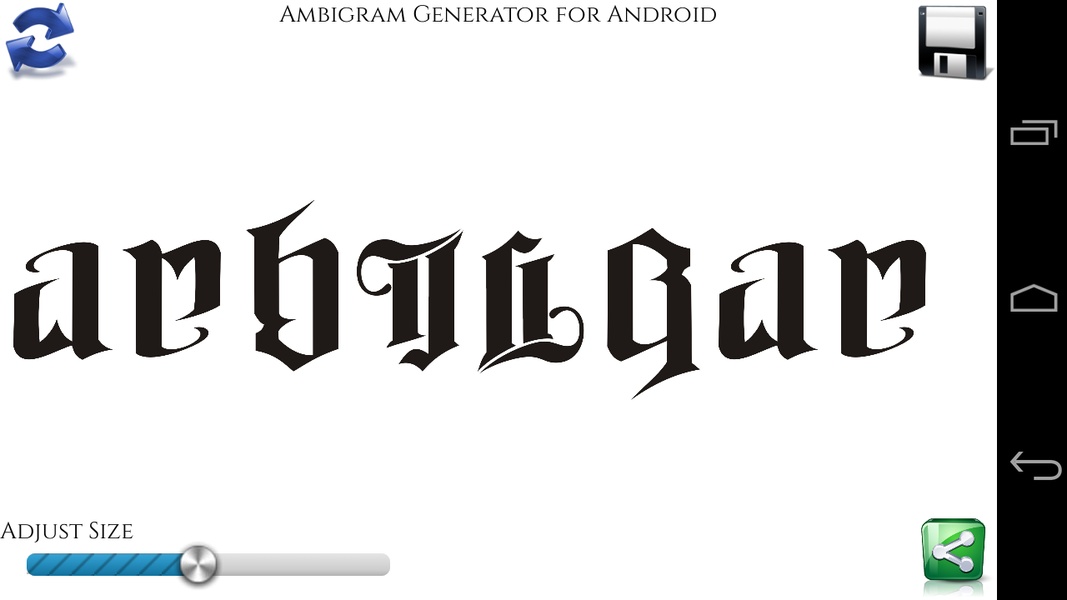 Ambigram Generator - Preview 4