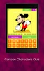 Cartoon Characters Quiz screenshot 1