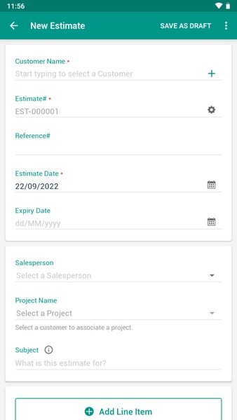 Zoho Invoice - Preview 4