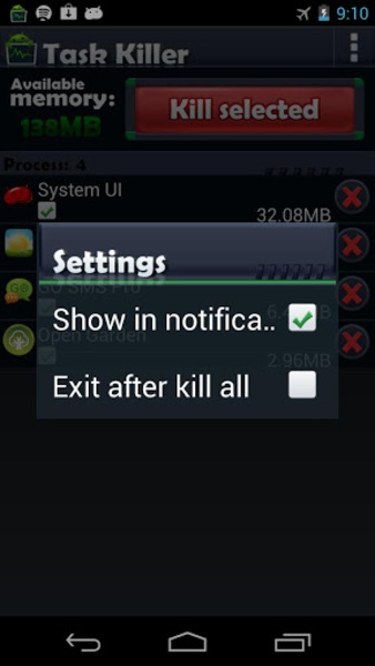 Task Killer FREE - Preview 2