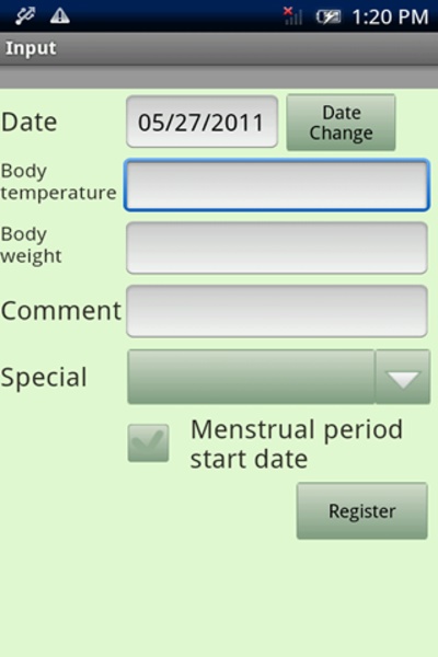 BasalBodyTemperature Record Lite - Preview 2