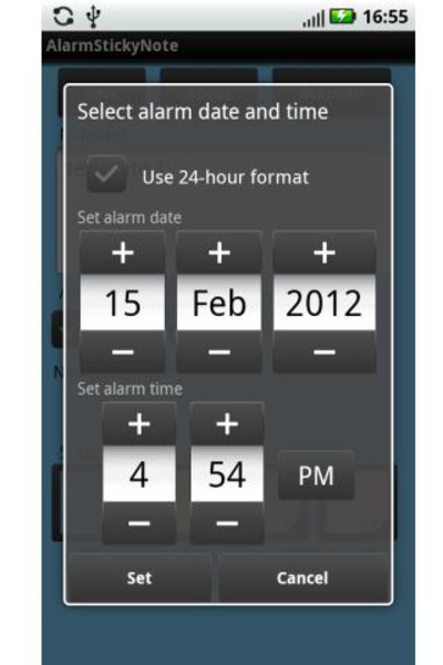 Alarm Sticky Note - Preview 2