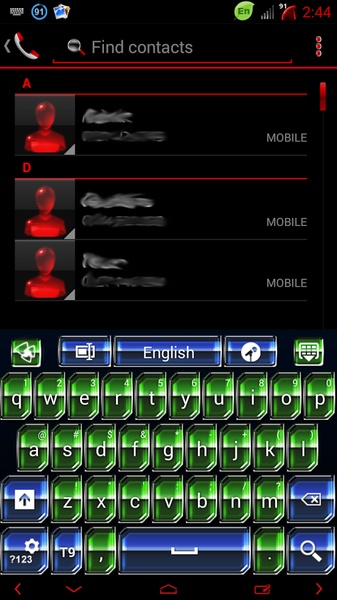 Alien Hive GO Keyboard Theme - Preview 8