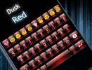 Theme Dusk Red for Emoji Keyboard screenshot 1