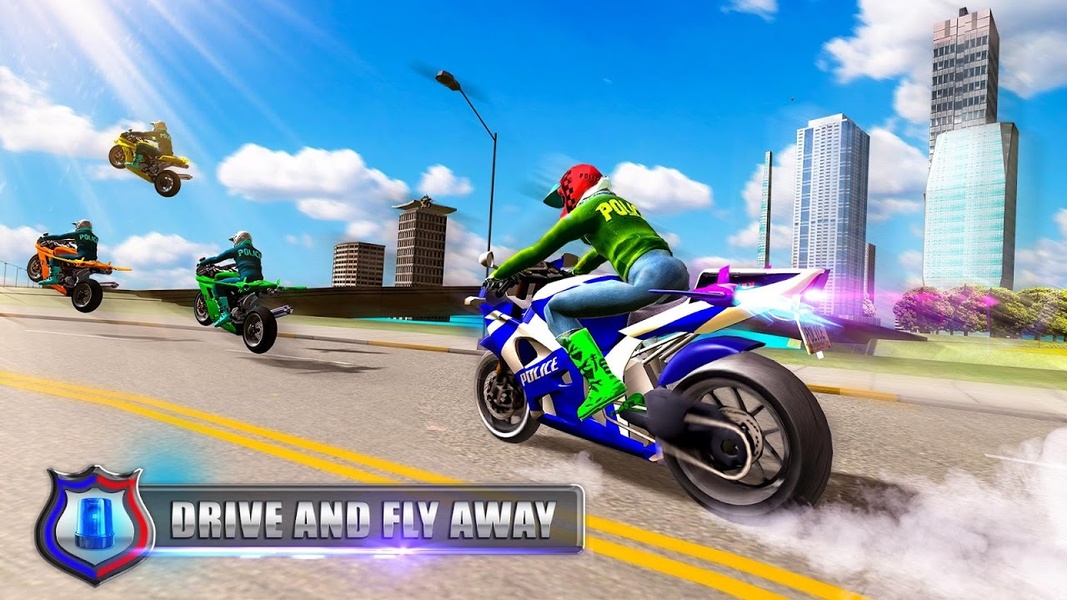 US Police Flying Bike Robot Simulator - Preview 11