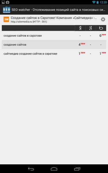 SEO watcher - Preview 3