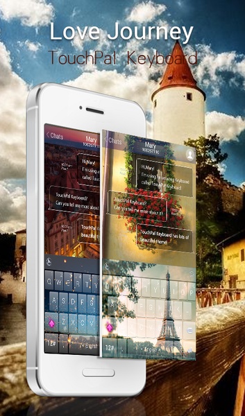 Love Journey TouchPal Theme - Preview 5