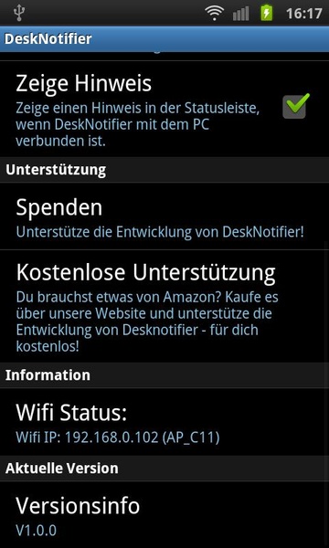 DeskNotifier - Preview 4