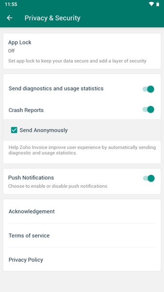 Zoho Invoice - Preview 8