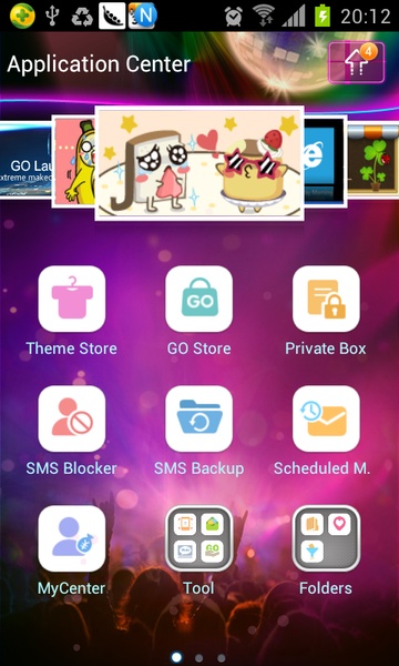 GOSMS Carnival Night Theme - Preview 2