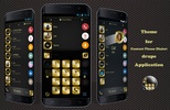 Theme Dialer Gold Black Dots screenshot 6